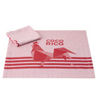 Lot de 2 serviettes Coco-Rico Rouge 55x55 100% coton, , hi-res image number 0